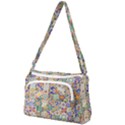 Mosaic Print Front Pocket Crossbody Bag View1