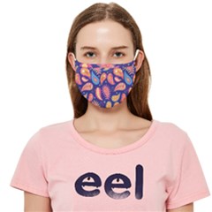 Blue Paisley Print 2 Cloth Face Mask (adult)