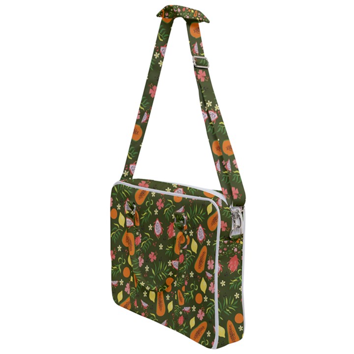 Tropical Fruits Love Cross Body Office Bag