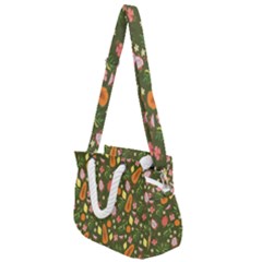 Tropical Fruits Love Rope Handles Shoulder Strap Bag by designsbymallika