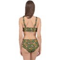 Tropical Fruits Love Cage Up Bikini Set View2