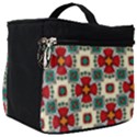 Seamless Red Pattern Make Up Travel Bag (Big) View1