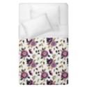 Pretty Dark Magenta Flowers Duvet Cover (Single Size) View1