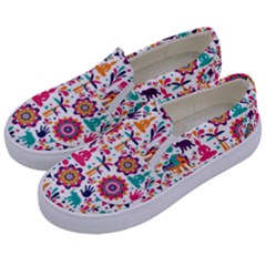 Indian Love Kids  Canvas Slip Ons by designsbymallika