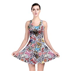 High School Love Reversible Skater Dress by designsbymallika