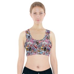 High School Love Sports Bra With Pocket by designsbymallika