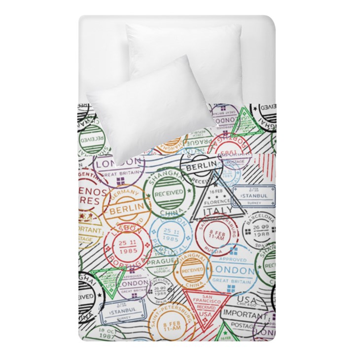 Travel World Duvet Cover Double Side (Single Size)