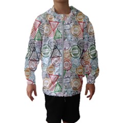 Travel World Kids  Hooded Windbreaker by designsbymallika