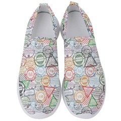 Travel World Men s Slip On Sneakers by designsbymallika