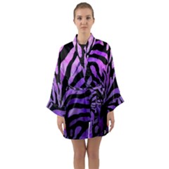 Z¨|brer Long Sleeve Satin Kimono by sfbijiart