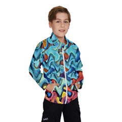 Abstrait Kids  Windbreaker