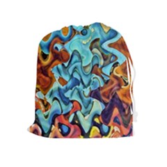 Abstrait Drawstring Pouch (xl) by sfbijiart