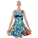 Abstrait Velvet Skater Dress View1