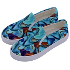 Abstrait Kids  Canvas Slip Ons