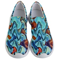 Abstrait Women s Lightweight Slip Ons by sfbijiart