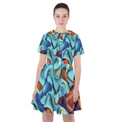 Abstrait Sailor Dress