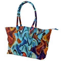 Abstrait Canvas Shoulder Bag