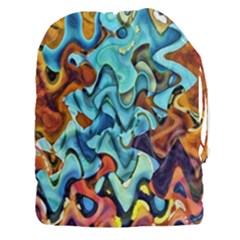 Abstrait Drawstring Pouch (3xl) by sfbijiart