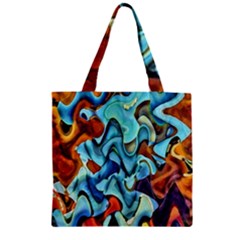 Abstrait 001 -1 (1)p Zipper Grocery Tote Bag