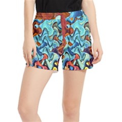 Abstrait 001 -1 (1)p Runner Shorts by sfbijiart