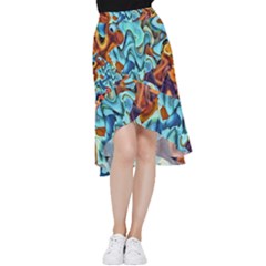 Abstrait 001 -1 (1)p Frill Hi Low Chiffon Skirt by sfbijiart