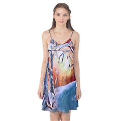 Paysage D hiver Camis Nightgown by sfbijiart