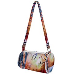 Paysage D hiver Mini Cylinder Bag by sfbijiart