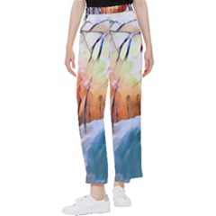 Paysage D hiver Women s Pants  by sfbijiart