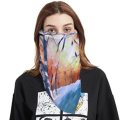 Paysage D hiver Face Covering Bandana (triangle) by sfbijiart