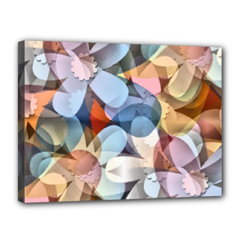 Multifleurs Canvas 16  X 12  (stretched) by sfbijiart