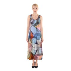 Multifleurs Sleeveless Maxi Dress by sfbijiart