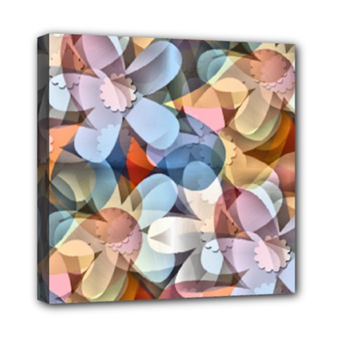 Multifleurs Mini Canvas 8  X 8  (stretched) by sfbijiart