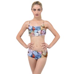 Multifleurs Layered Top Bikini Set by sfbijiart