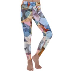 Multifleurs Kids  Lightweight Velour Classic Yoga Leggings by sfbijiart