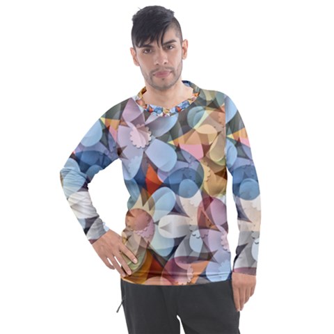 Multifleurs Men s Pique Long Sleeve Tee by sfbijiart