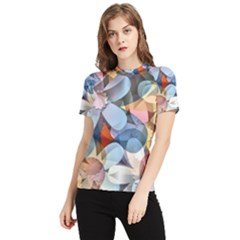 Multifleurs Women s Short Sleeve Rash Guard by sfbijiart