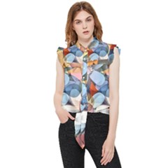 Multifleurs Frill Detail Shirt by sfbijiart