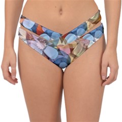 Multifleurs Double Strap Halter Bikini Bottom by sfbijiart