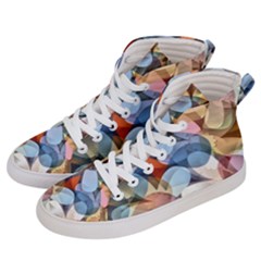 Motif Florale Women s Hi-top Skate Sneakers by sfbijiart