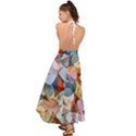 Motif Florale Backless Maxi Beach Dress View2