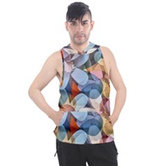 Motif Florale Men s Sleeveless Hoodie by sfbijiart