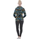 Tropical Bird Pattern Women s Overhead Hoodie View2