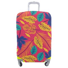 Beautiful Pink Tropical Pattern Luggage Cover (medium) by designsbymallika