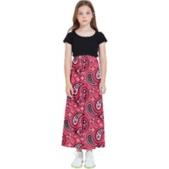 Baatik Red Pattern Kids  Skirt by designsbymallika