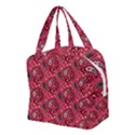 Baatik Red Pattern Boxy Hand Bag View2