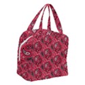 Baatik Red Pattern Boxy Hand Bag View3