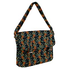 Orange Flower Love Buckle Messenger Bag