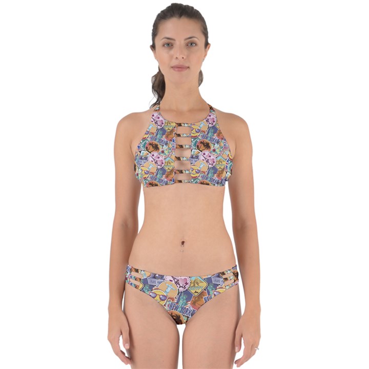 Travel Is Love Perfectly Cut Out Bikini Set