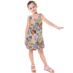 Travel Is Love Kids  Sleeveless Dress by designsbymallika