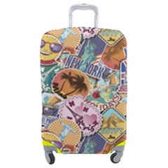 Travel Is Love Luggage Cover (medium) by designsbymallika